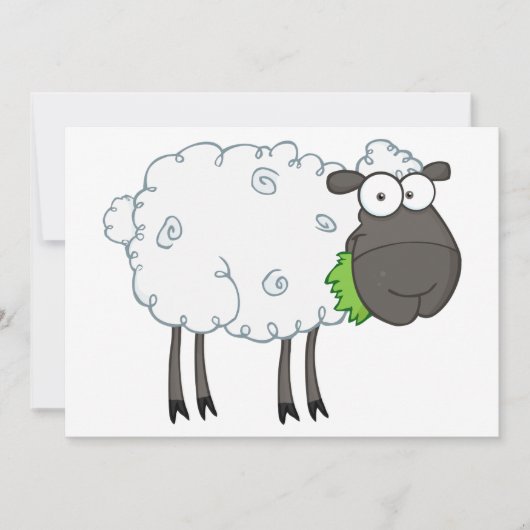 Einladungen von Wooly Sheep (Vorderseite)
