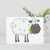 Einladungen von Wooly Sheep (Stehend Vorderseite)