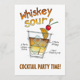 EINLADUNGEN - WHISKY-SAURE REZEPT-COCKTAIL-KUNST