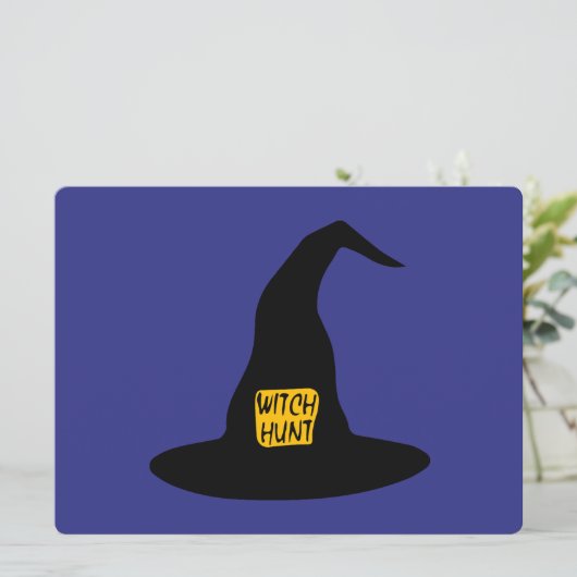 EINLADUNGEN - WITCH HUNT (Stehend Vorderseite)