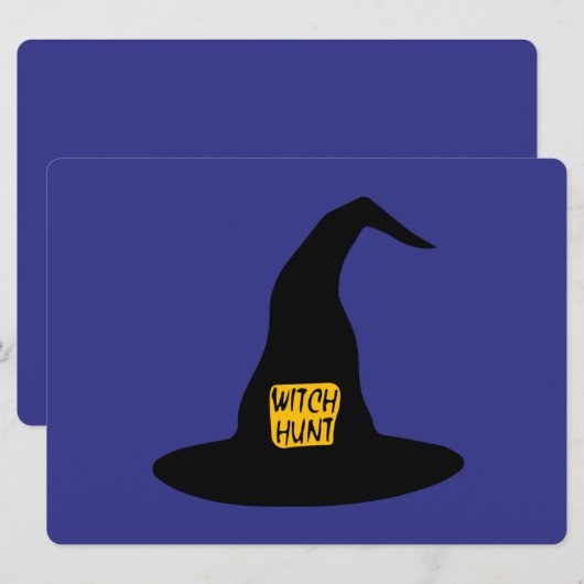 EINLADUNGEN - WITCH HUNT (Vorne/Hinten)