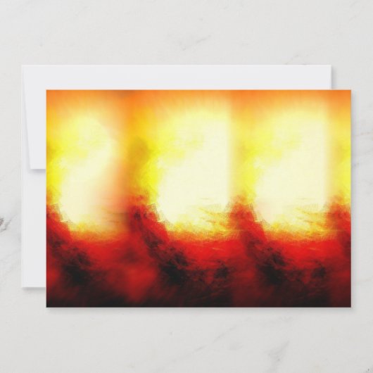 Einladungen zu abstrakten Flammen (Vorderseite)