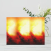 Einladungen zu abstrakten Flammen (Stehend Vorderseite)