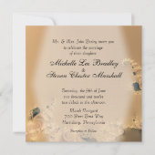 Einladungen zu antiken Goldhochzeiten (Vorderseite)