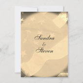 Einladungen zu antiquierten amerikanischen Hochzei (Rückseite)