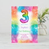 Einladungen zu Ballons (Stehend Vorderseite)