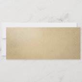 Einladungen zu Beach Wedding Vintag Boarding (Rückseite)