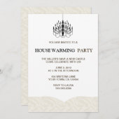 Einladungen zu Beige Fern- und Khandelierhäusern (Vorne/Hinten)