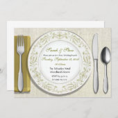 Einladungen zu benutzerdefinierten Tischeinstellun (Vorne/Hinten)