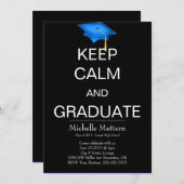 Einladungen zu Beruhigung und Abitur Behalten (Vorne/Hinten)