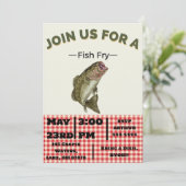 Einladungen zu Big Bass Fish Fry (Stehend Vorderseite)