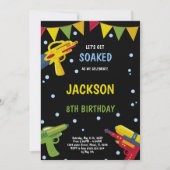 Einladungen zu Black Yellow Water Gun (Vorderseite)