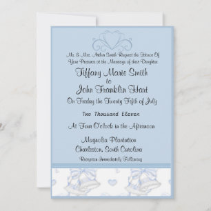 Einladungen zu Blue Wedding Bells