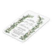 Einladungen zu Blumenarchaufführungen Magnet (Linke Seite)