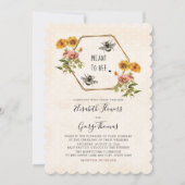 Einladungen zu Blumenhonig (Vorderseite)