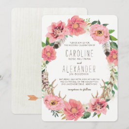 Einladungen zu Bohemischen Blumenzeremonien im Sta