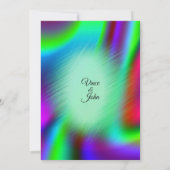 Einladungen zu Bohemischen Design-Hochzeiten (Rückseite)