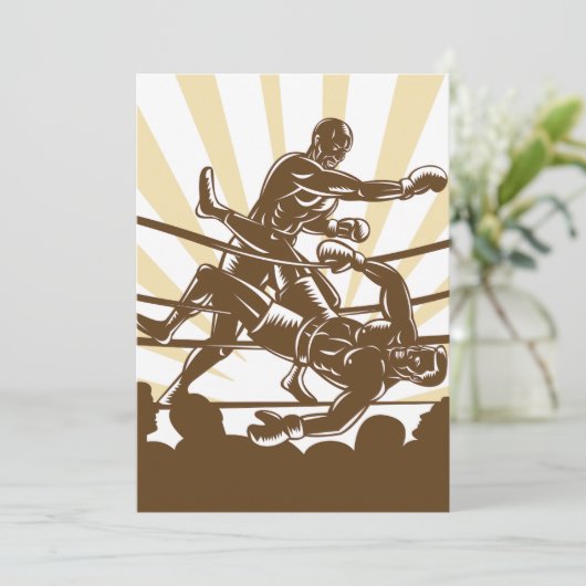 Einladungen zu Boxen (Stehend Vorderseite)