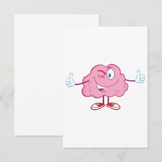 Einladungen zu Brain Cartoon (Vorne/Hinten)