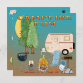 Einladungen zu Camping (Vorne/Hinten)