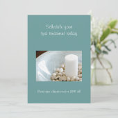 Einladungen zu Candle w/ River Rocks (Stehend Vorderseite)