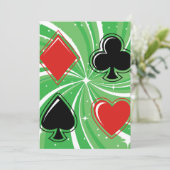 Einladungen zu Card Anzugs (Stehend Vorderseite)