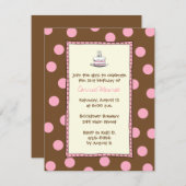 Einladungen zu Cherry Cake (Vorne/Hinten)