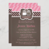 Einladungen zu Chic Sugar und Spice Baby Dusche (Vorne/Hinten)