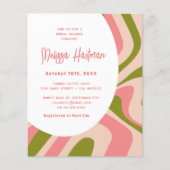 Einladungen zu den Brauereien in Rosa und Grün Flyer (Vorne)