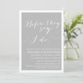 Einladungen zu den Duschen des Gray Classy Couple (Stehend Vorderseite)