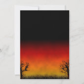 Einladungen zu den Nachtbäumen (Sonnenuntergang) (Rückseite)