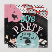 Einladungen zu den Rekordthemen der 50er Jahre (Vorne/Hinten)