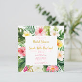 Einladungen zu den Tropenduschen, Personalisiert (Stehend Vorderseite)