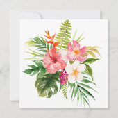 Einladungen zu den Tropenduschen, Personalisiert (Rückseite)