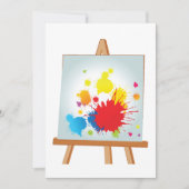 Einladungen zu Easel Art (Vorderseite)