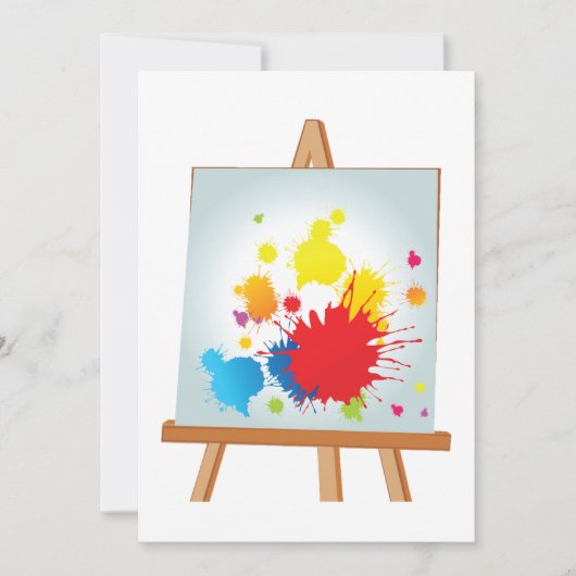 Einladungen zu Easel Art (Vorderseite)