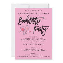 Einladungen zu einem Niedlichen Junggeselinnen-Abs