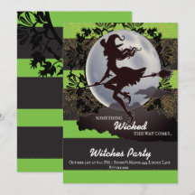 Einladungen zu einem verwischten Halloween-Party