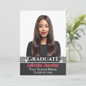 Einladungen zu einer afrikanischen Graduation (Stehend Vorderseite)