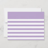 Einladungen zu einer einfachen Lavendel (Rückseite)