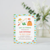 Einladungen zu einer farbenfrohen Go Fishing (Stehend Vorderseite)