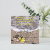 Einladungen zu einer Hochzeit in Tropical Beach (Stehend Vorderseite)