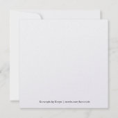 Einladungen zu einer Rentierfeier (Rückseite)