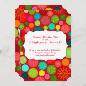 Einladungen zu einer weißen Elefanten-Feier (Vorne/Hinten)