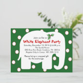 Einladungen zu einer weißen Elefantenreise (Stehend Vorderseite)