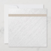 Einladungen zu eleganten Spitzen- und Perlduschen (Rückseite)