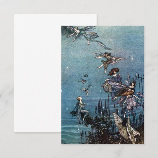 Einladungen zu Fairy Dance (Vorne/Hinten)