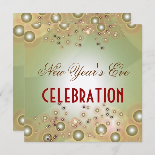 Einladungen zu Feierlichkeiten, Champagnerblasen (Vorne/Hinten)