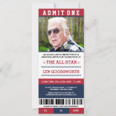 Einladungen zu Foto-Memorial-Service-Tickets (Vorderseite)