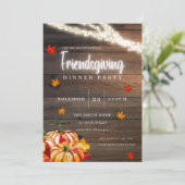 Einladungen zu freundschaftlichen Erntedank (Stehend Vorderseite)